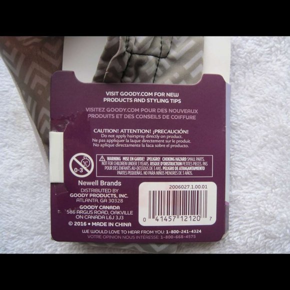 1 Goody Athletique Multi Width Headwrap Soft Gentle Hold Fabric Ouchless Band - Picture 6 of 6